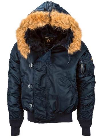Куртка Мужская Alpha Industries N-2B Flight Jacket (т.синяя - r.blue)