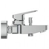 Ideal Standart BD256AA CERAPLAN Настенный смеситель для ванны/душа, монтаж на стандартных эксцентриках, металлические накладки, картридж FirmaFlow 38 мм с функцией HWTC (ограничение максимальной температуры горячей воды), без душевого гарнитура, мета