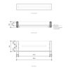 Decor Walther 0593734 Decor Walther Brick DA30 Душевая полка 30x9см, акриловое белое стекло, цвет: никель сатинированный