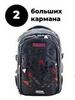 Картинка рюкзак школьный Baodun 5226 Black/Red - 4