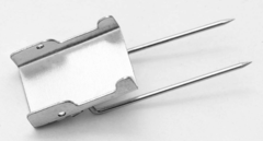 Адаптер для медальных колодок никелированный (серебристый) (при заказе от 100 до 500 шт.)