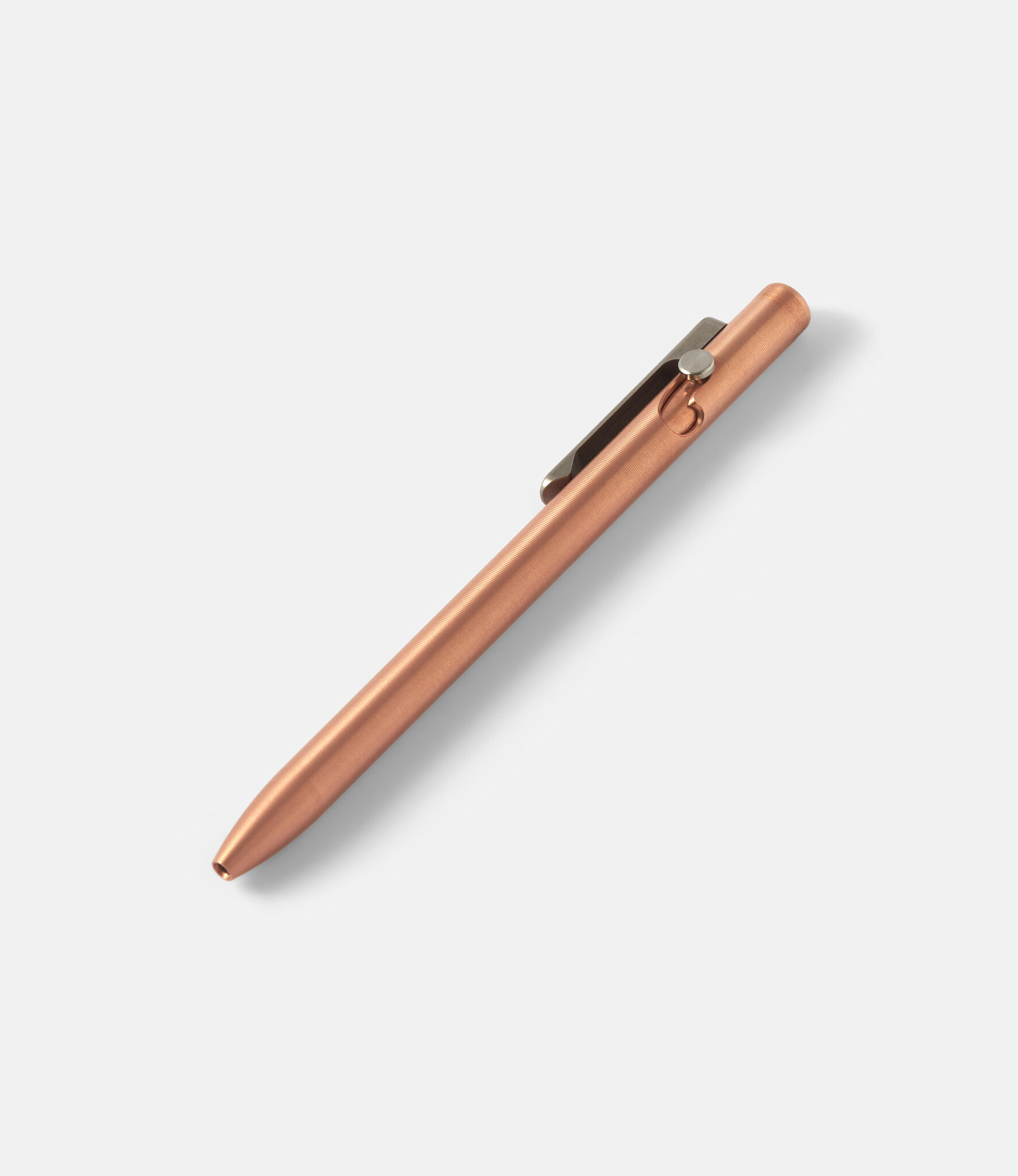 Tactile Turn Slim Bolt Action Pen Copper — ручка из меди