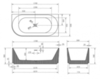 Abber AB9329-1.7 R Акриловая ванна,170x80x58