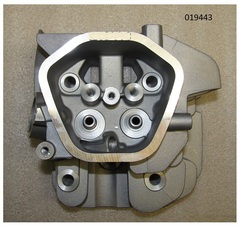 Головка блока цилиндра бензинового двигателя (седла+втулки) Excalibur S420/LB190/Cylinder head comp