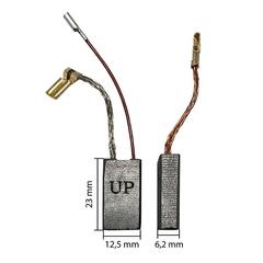 Щетка графитовая UNITED PARTS 6,2х12,5х23мм для BOSCH GBH7-46DE (аналог 1617014135) (10шт)