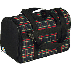 Зооник сумка - переноска (большая) (340х340х490) черная с желтым