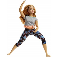 Барби в сером топе Шатенка. Безграничные движения