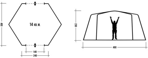 Картинка шатер Trek Planet Siesta Tent  - 4