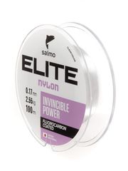 Леска монофильная SALMO Elite Fluoro Coated Nylon, 100 м, 0,17 мм, прозрачная