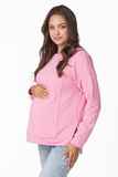Свитшот для беременных и кормящих 15061 розовый