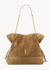 Замшевая сумка через плечо Saint Laurent Jamie, украшенная стежкой CARRÉ RIVE GAUCHE.
