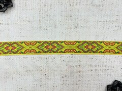 Тесьма жаккард, ш. 2,4 см