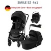 Комплект 4в1 коляска Smile 5Z, Space Black + BABY-SAFE CORE + Base CORE