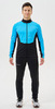 Тренировочная куртка Nordski Advance Light Blue/Black мужская