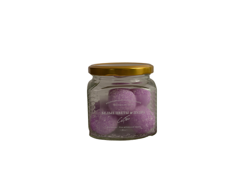 Скраб для тела Boutique De Savon Белые Цветы и Пудра 380мл