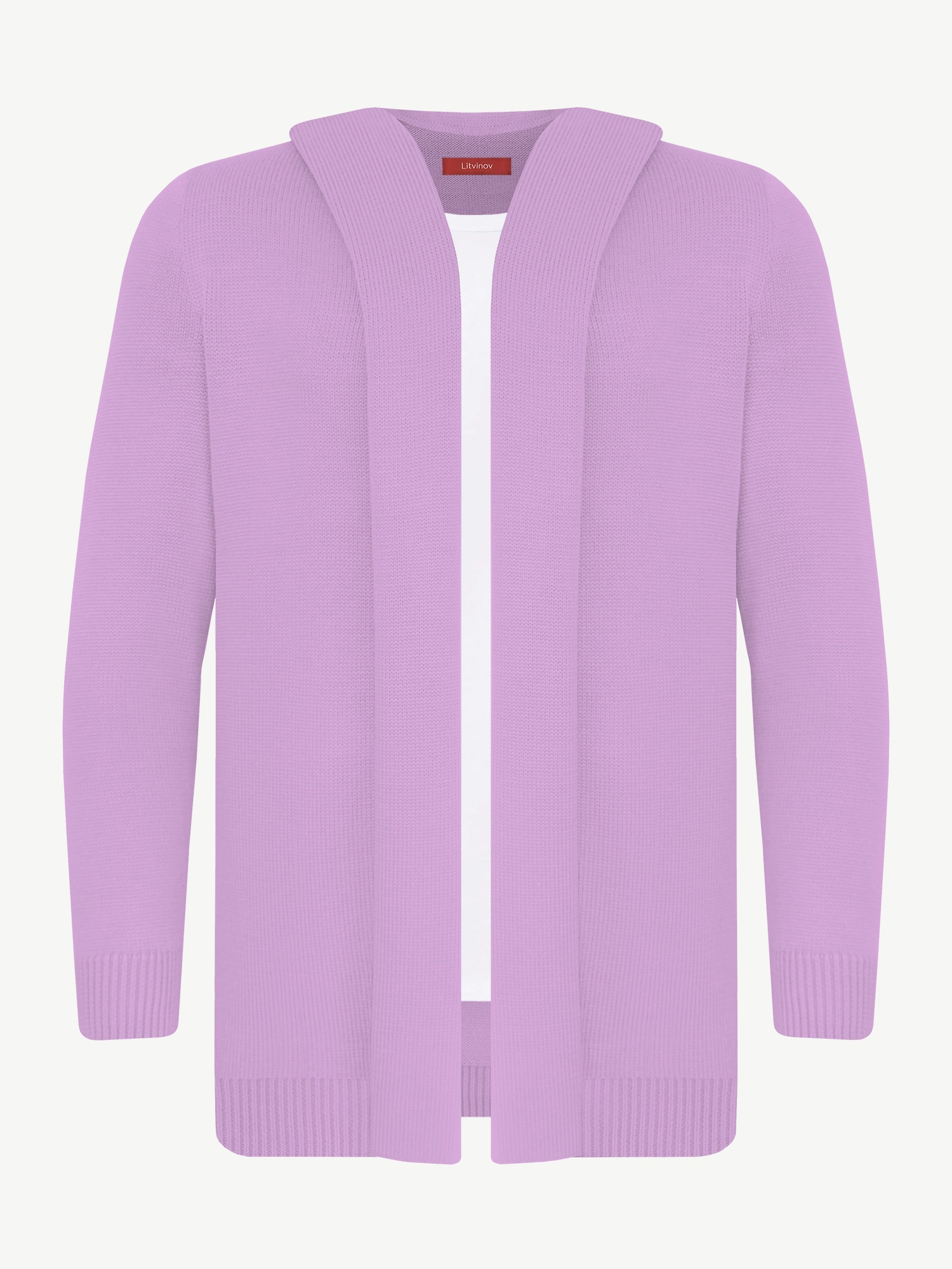 Кардиган с капюшоном из экохлопка