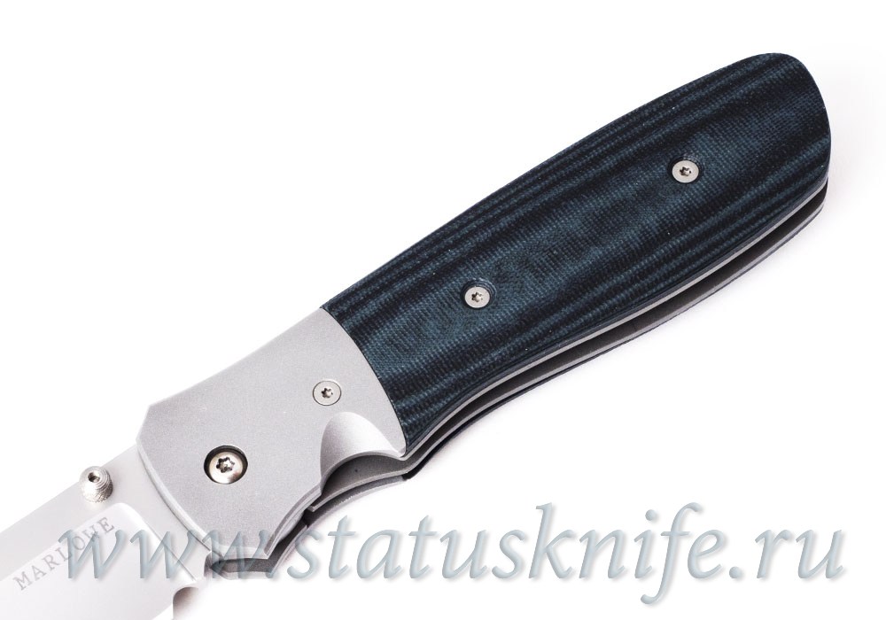 Нож Charles Marlowe Bulldog Blue Micarta