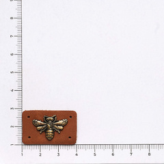 Декор/Декор пришивной/К4236 пчела антик