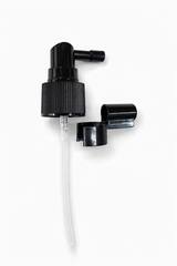 Спрей черный ребристый длинный носик 24/410