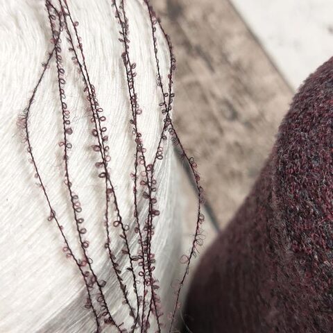 Микробукле кашемир (32%) с альпакой GARGANTU / SPUMA 1800 серо-ежевичный