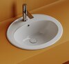 Ceramica Nova Sun CN6079 Раковина встраиваемая сверху овальная с отверстием перелива, 56.5x49.5