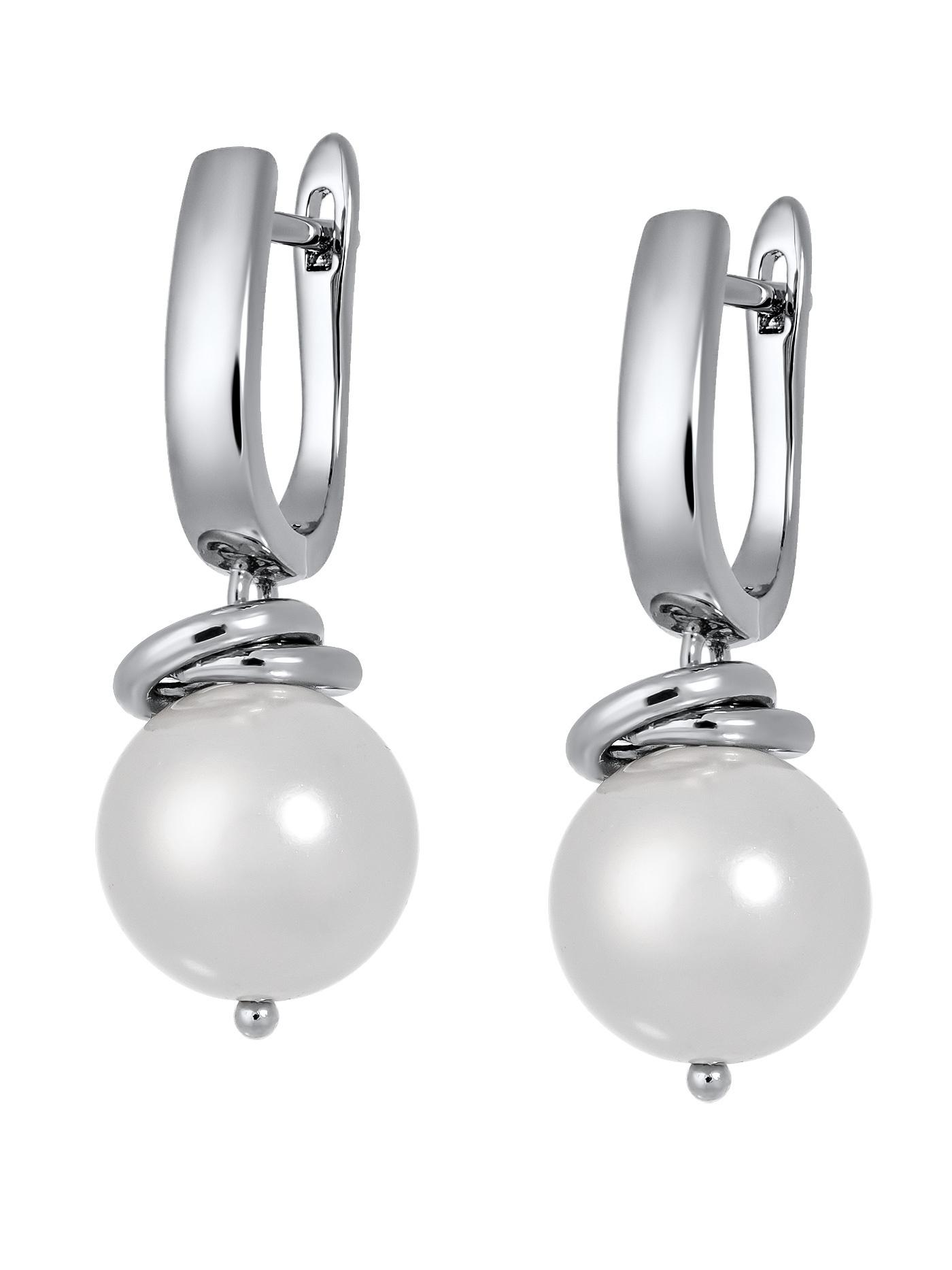 Дизайнерские серьги с жемчугом