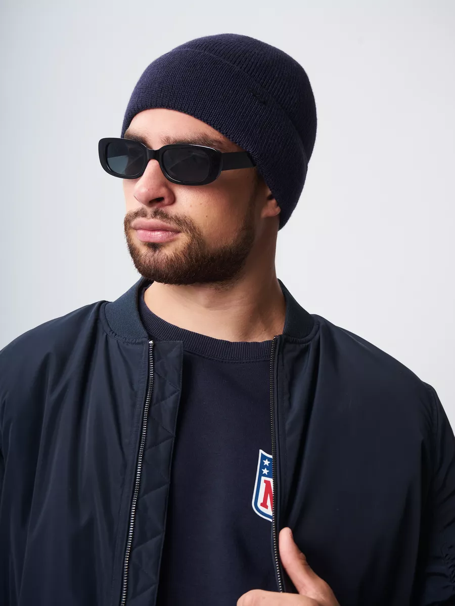 Шапка бини зимняя весенняя с флисом