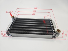 Теплообменник основной (28-31кВт) для BAXI Eco-3/Eco Life/Luna-3/Luna-3 Comfort... (арт. 620870, 5680990, 7733852)