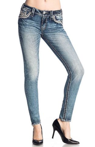 Rock Revival | Джинсы женские PINK LADY S201 SKINNY RP2724S201 перед