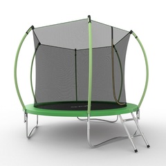EVO JUMP Internal 8ft (Green) Батут с внутренней сеткой и лестницей, диаметр 8ft (зеленый)