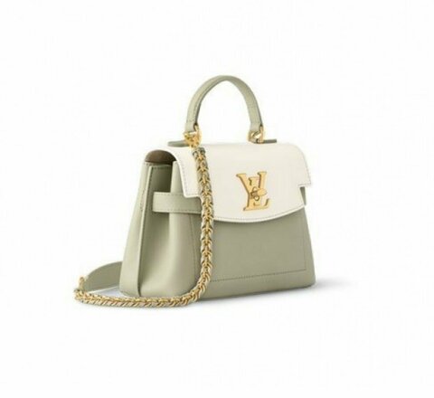 Сумка Louis Vuitton Lockme Ever Mini бежевый/зеленый