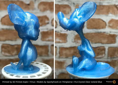 Пластик для 3D-принтера Fillamentum PLA Crystal Clear Iceland Blue