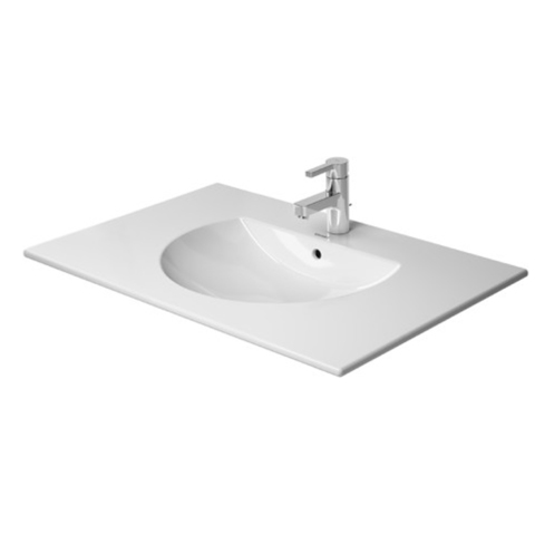 Duravit Darling New Раковина для мебели с перел., с 3 отв. под смес., 830x545мм, Цвет: Белый 499830030