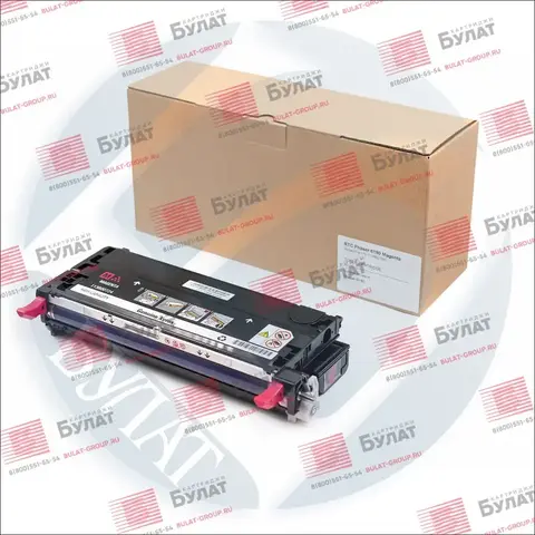 Тонер-картридж БУЛАТ 113R00724 для Xerox Phaser 6180 (Пурпурный, 6000 стр.), ref