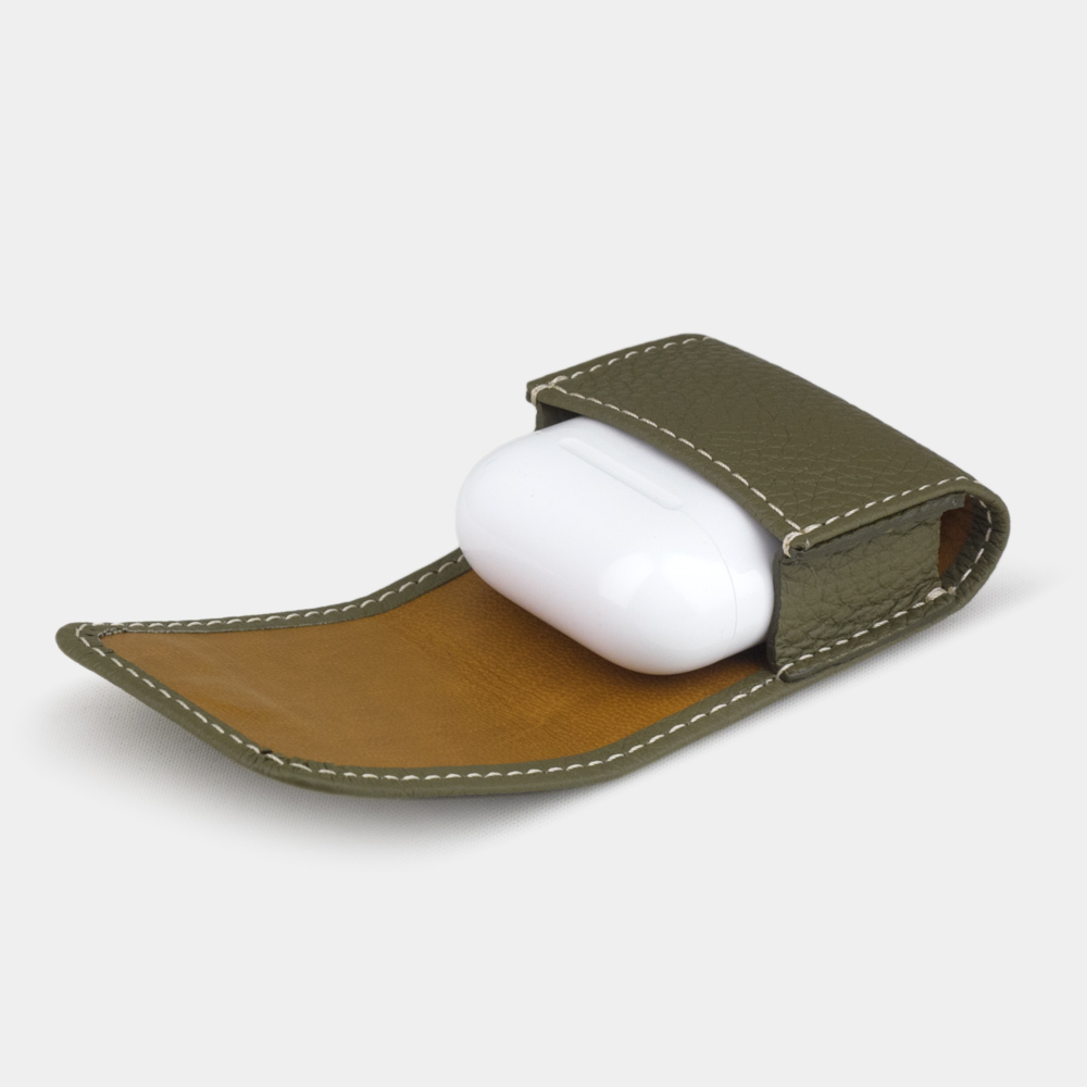 AirPods leather case  - green