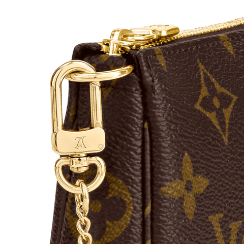 Клатч женский Louis Vuitton Mini Pochette коричневый
