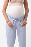Брюки для беременных 15955 голубой