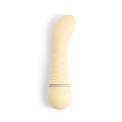 Желтый вибратор G-точки Shibae Toys - 17,5 см. - 