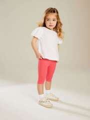 Легинсы укороченные для девочки Next 979-363, Розовый