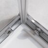 Cezares RELAX-304-A-2-90-C-GM RELAX-304-A-2-90-C-GM Душевой уголок, отделка Оружейная сталь
