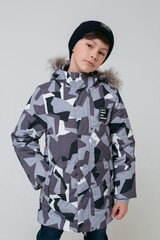 Куртка  для мальчика  ВК 36064/н/1 ГР