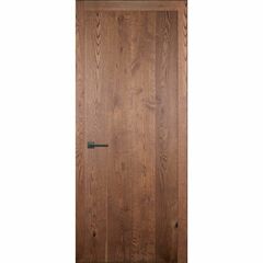 Купить Межкомнатная дверь массив дуба Легно 1 дуб морёный глухая