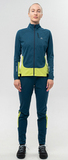 Женская элитная лыжная куртка Nordski Race Dark Jeans/Lime W