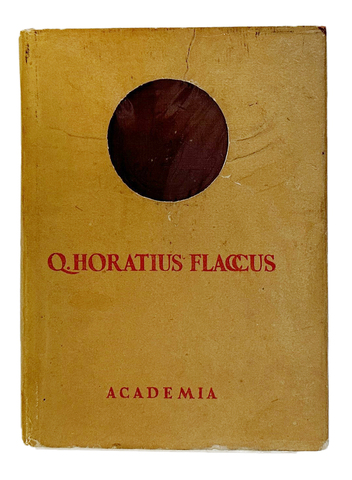 Гораций Флакк К. Избранная лирика. Пер. и ком. А.И. Семенова-Тян-Шанского; Academia, 1936 г.