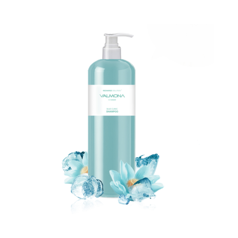 Evas Valmona Recharge Solution Blue Clinic Nutrient Shampoo восстанавливающий увлажняющий шампунь для волос