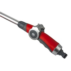 Пистолет поливочный QUATTRO ELEMENTI на длинной ручке, 9-ти режимный, мягкий пластик (241-345)