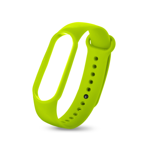 Силиконовый ремешок Silicon Loop для Xiaomi Mi Band 5, 6 (Салатовый - Green)