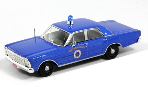 Ford Galaxie 500 1965 Westwood USA 1:43 DeAgostini World's Police Car #46