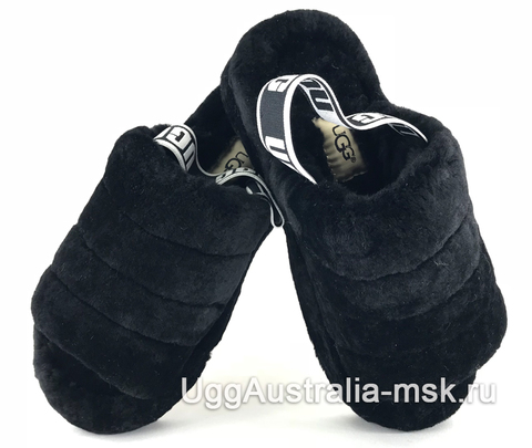 UGG Fluff Yeah Slide Black