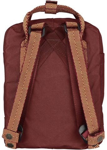 Картинка рюкзак городской Fjallraven Kanken Mini 326-908  Ox Red-Goose Eye - 4